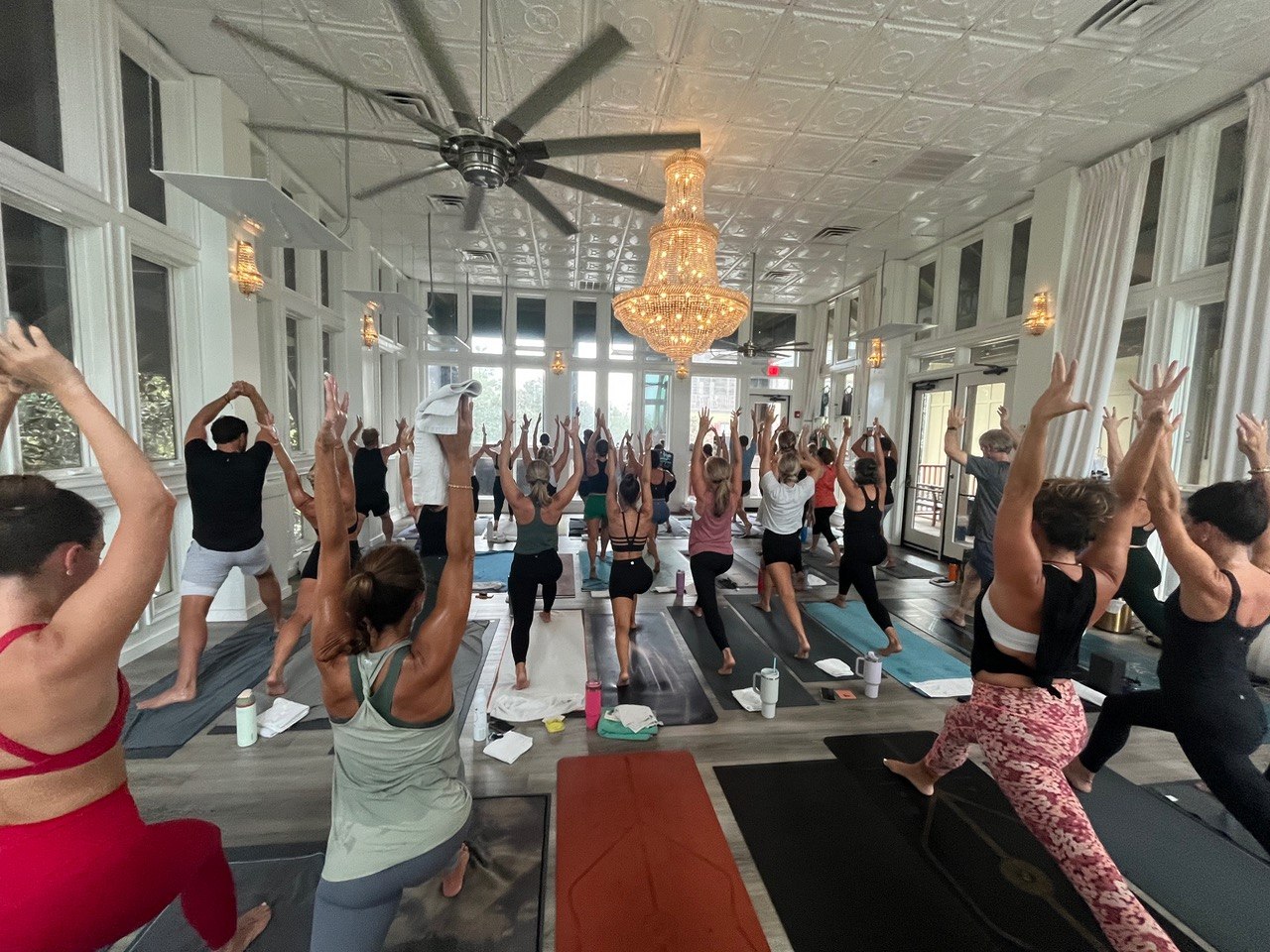 Yoga class at Studio Thirty A